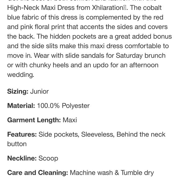 Xhilaration High Neck Maxi - Picture 6 of 6